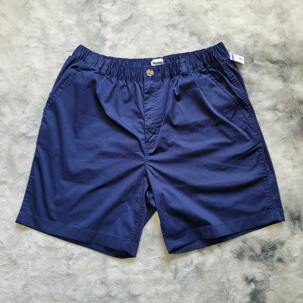 NWT Abound Men's Size 2XL Casual Travel Golf Chino Summer Blue Shorts
